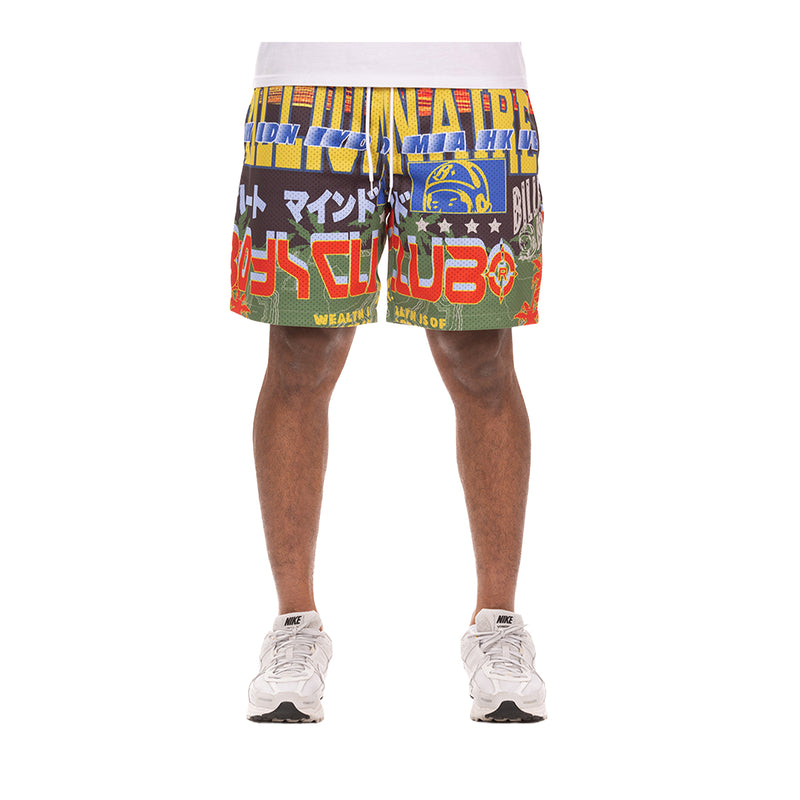 Billionaire Boys Club Mens Compass Shorts 861-2106-100 White