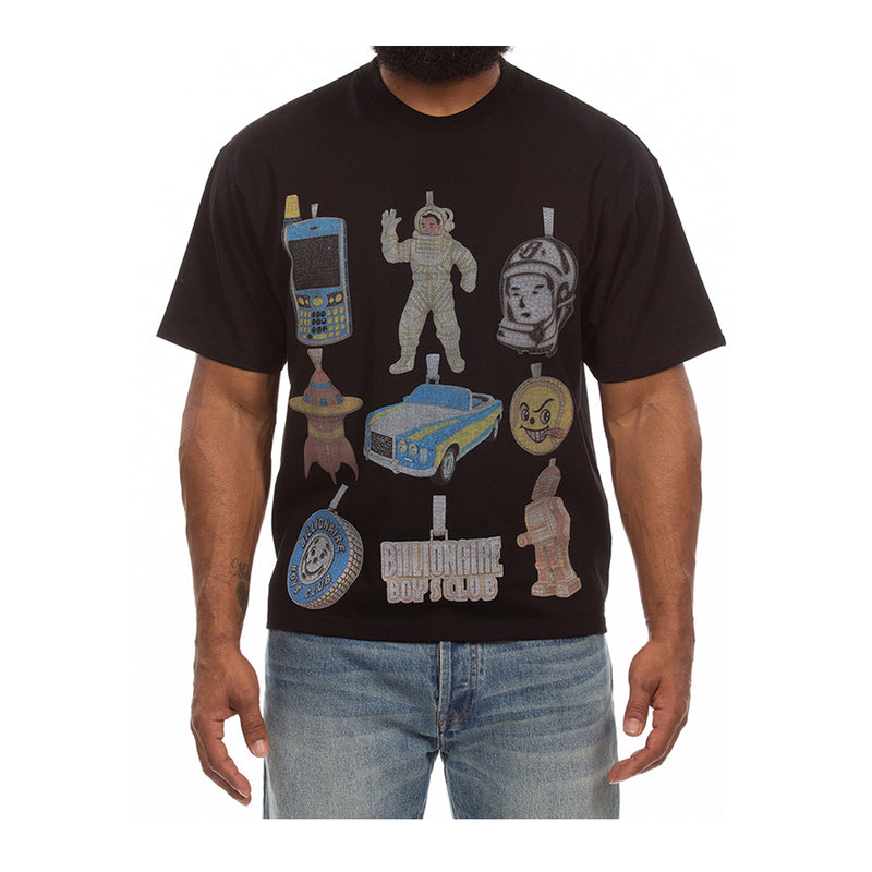 Billionaire Boys Club Mens Icy Crew Neck T-Shirt 861-2315-001 Black
