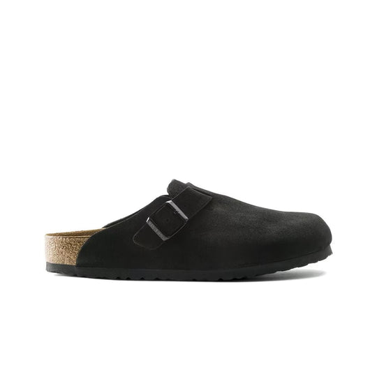 Birkenstock Unisex Boston Soft Footbed Clogs 0660473 Black, Narrow Width