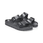 Birkenstock Unisex Arizona EVA 1001498 Metallic Anthracite, Narrow Width