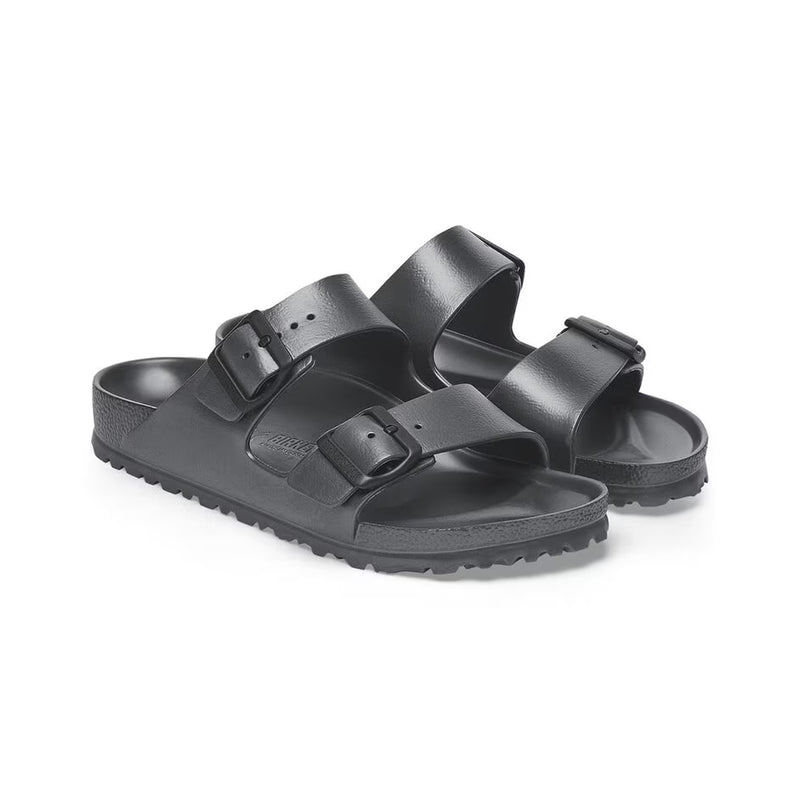 Birkenstock Unisex Arizona EVA 1001498 Metallic Anthracite, Narrow Width