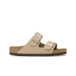 Birkenstock Unisex Arizona Soft Footbed Nubuck 1019016 Sandcastle, Narrow Width