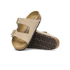 Birkenstock Unisex Arizona Soft Footbed Nubuck 1019016 Sandcastle, Narrow Width
