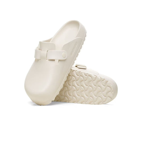 Birkenstock Unisex Boston EVA 1027381 Eggshell, Regular Width
