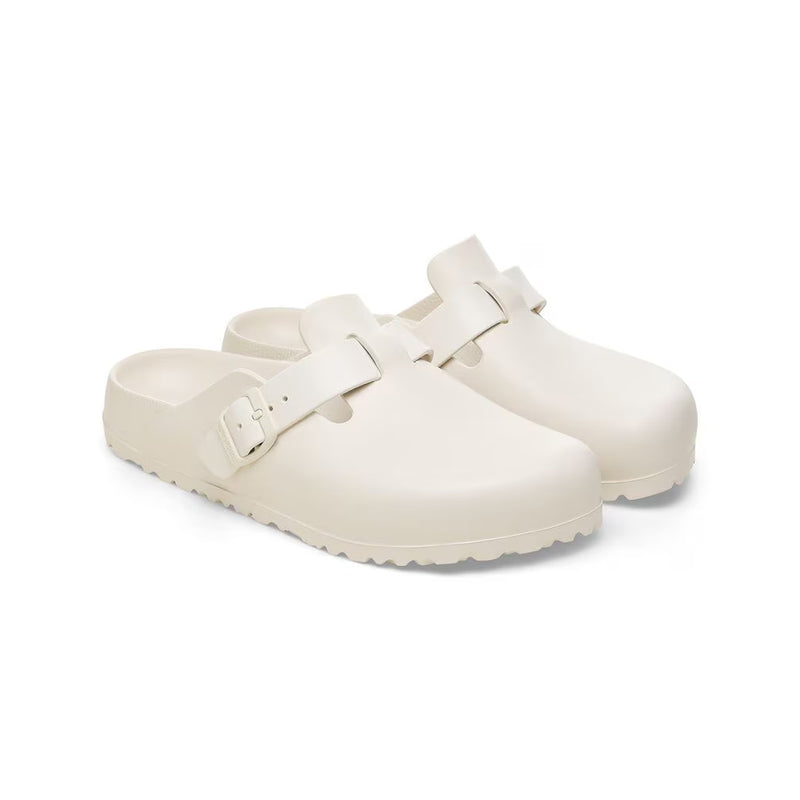 Birkenstock Unisex Boston EVA 1027381 Eggshell, Regular Width