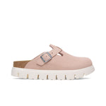 Birkenstock Unisex Boston Chunky Suede 1029125 Light Rose, Narrow Width