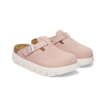 Birkenstock Unisex Boston Chunky Suede 1029125 Light Rose, Narrow Width
