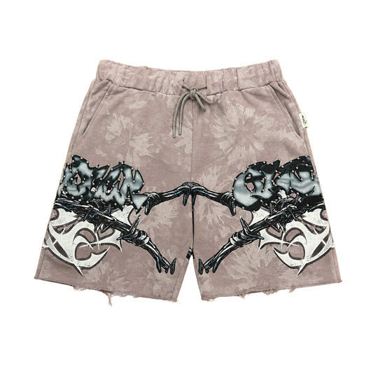 BKYS Mens Sinner Club Shorts SP1558 Dusty Lavender