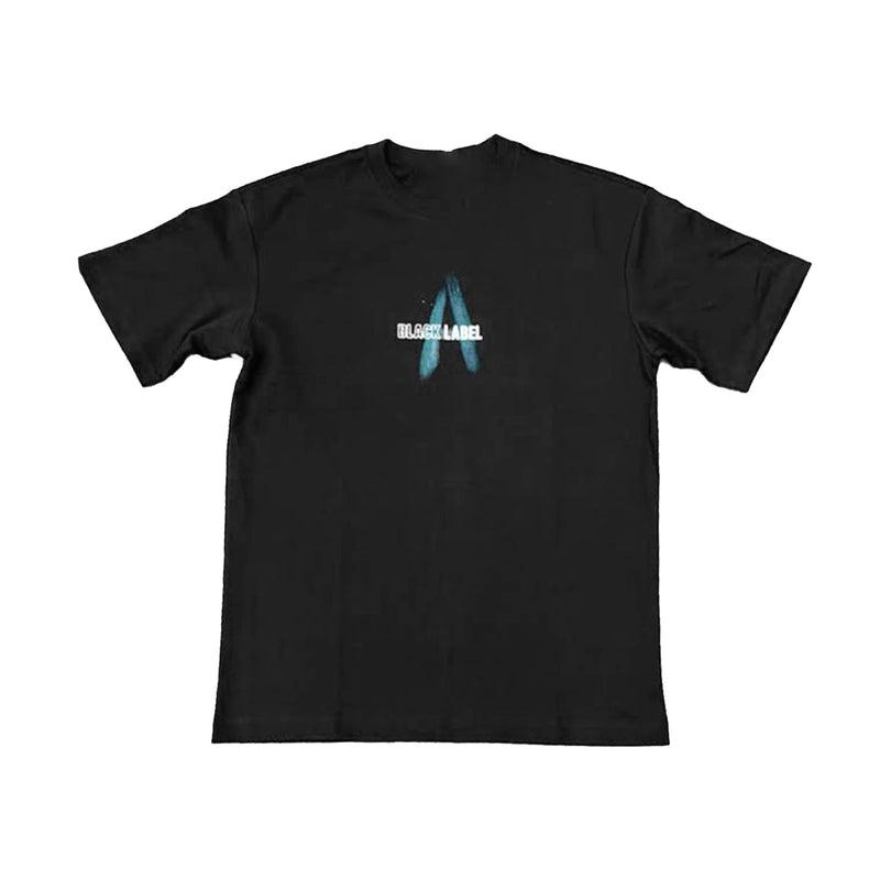 Black Label Mens Classic Crew Neck T-Shirt 2610 Black