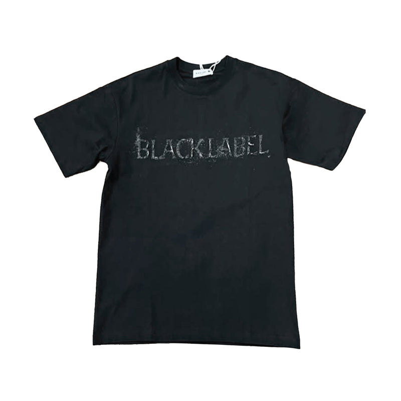 Black Label Mens Stallion Crew Neck T-Shirt 2612 Black