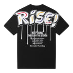 Black Label Mens Rise Crew Neck T-Shirt 521 Black