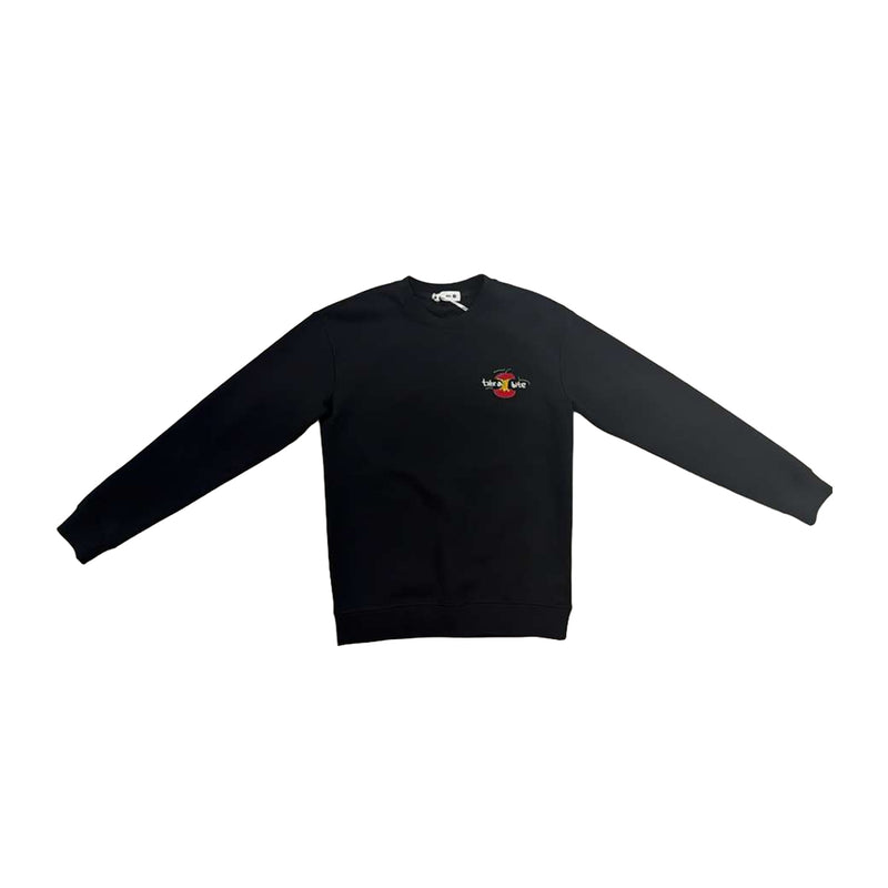 Black Label Mens Apple Long Sleeve Shirt L908 Black