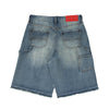 BLDG4 Mens Carpenter Jean Shorts C51-0125 Boulder Wash
