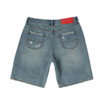 BLDG4 Mens Pin Boy Jean Shorts C51-1102 Buster Wash