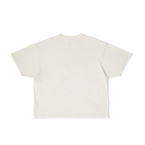 BLDG4 Mens Peace Knit Crew Neck T-Shirt C51-1302 Whisper White