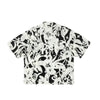 BLDG4 Mens Razor Woven Button Front Shirt C51-3602 Whisper White