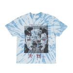 BLDG4 Mens Split Knit Crew Neck T-Shirt C51-4309 Tie Die