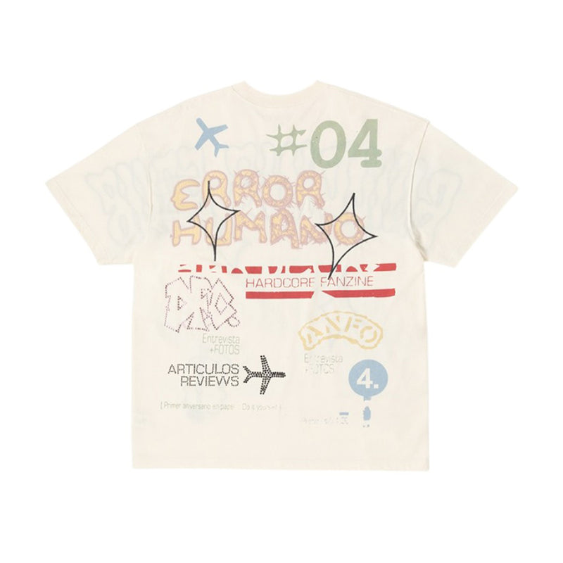 BLDG4 Mens Constant Knit Crew Neck T-Shirt C51-4310 Antique White