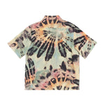BLDG4 Mens Zeal Woven Button Front Shirt C51-4603 Tie Die