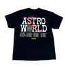 Cactus Jack Wish You Were Here T-Shirt Astro-World-Wish-You-Were-Here-Blk Black