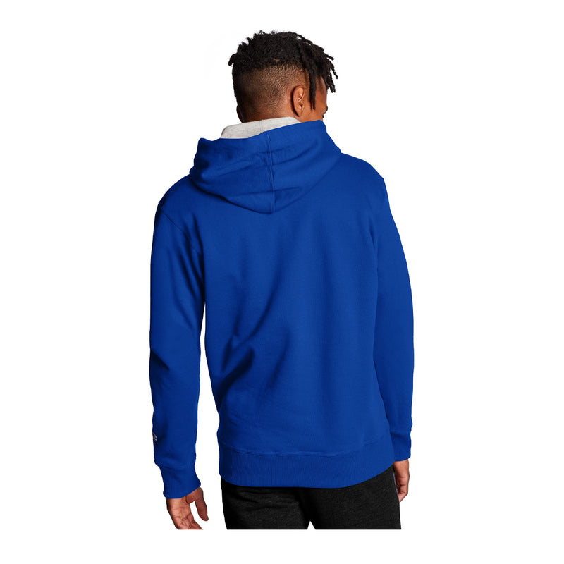 Champion Mens Powerblend Graphic Hoodie GF89HY07718-5EC Blue