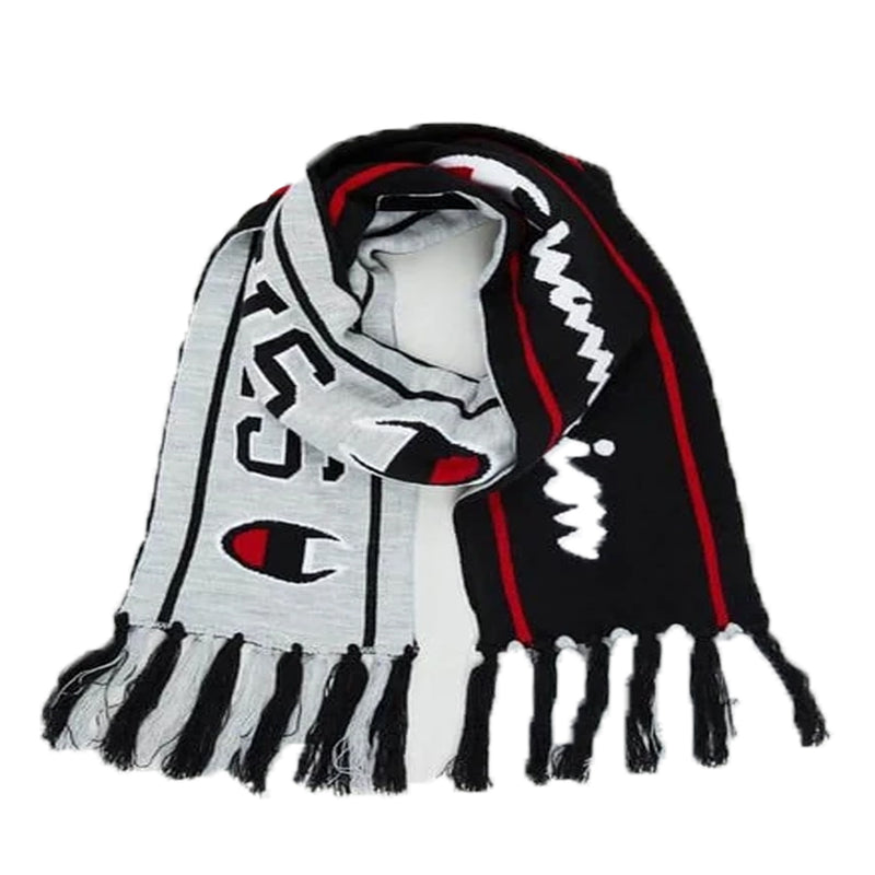 Champion Unisex Reversible Scarf H0723A-WEH Black/Oxford Grey