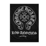Chrome Hearts Mens Los Angeles Exclusive Horse Shoe Zip Up Hoodie 02818892-BLACK Black