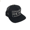 Chrome Hearts Mens Hollywood Snapback Trucker Hat 792812289-BLACK Black