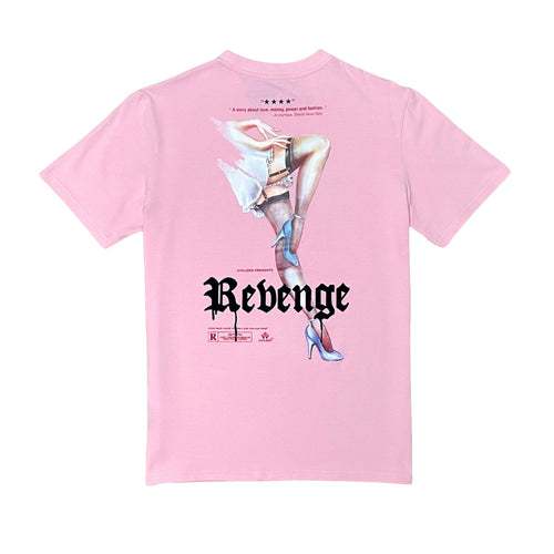 Civilized Mens Rebenge Crew Neck T-Shirt CV5444 Pink