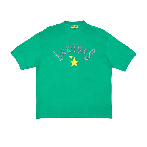 Civilized Mens Lowless Oversized Redemption Crew Neck T-Shirt CV5706 Mint