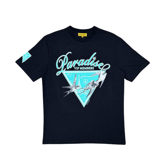 Civilized Mens Paradise VIP Crew Neck T-Shirt CV5734 Black
