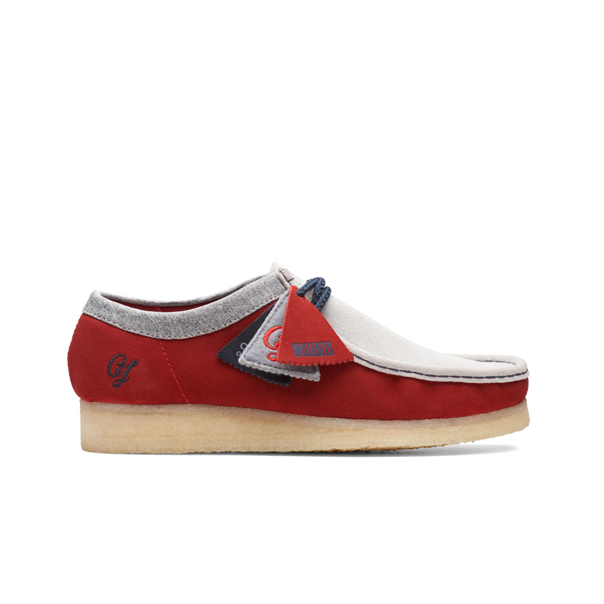 Clarks Mens Wallabee VCY Boots 26166291 Red Combi– Premium Lounge NY