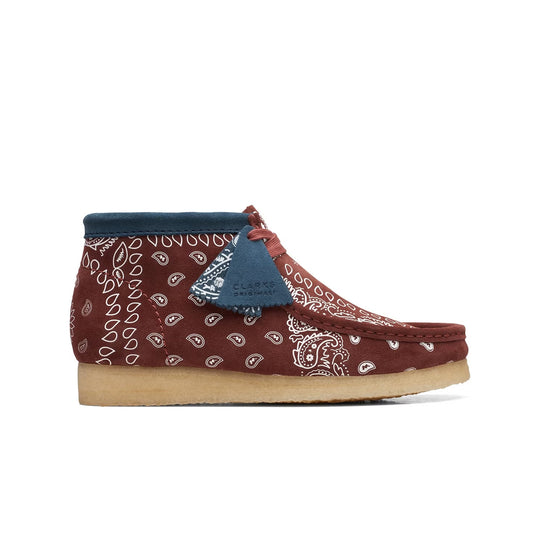 Clarks Mens Wallabee Boots 26168826 Brick Paisley