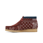 Clarks Mens Wallabee Boots 26168826-J97 Brick Paisley