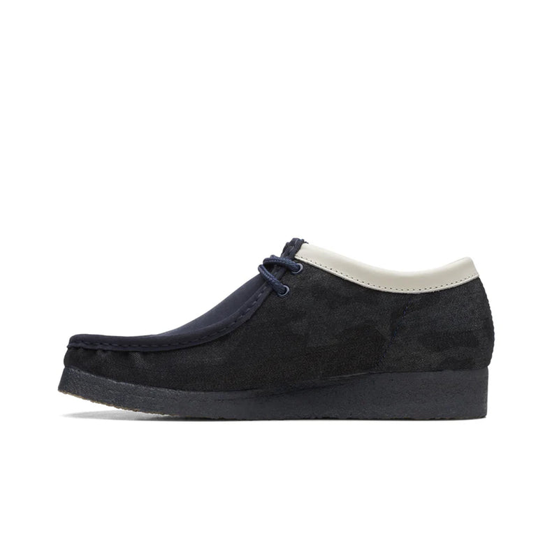 Clarks Mens Wallabee Boots 26168843-414 Denim Blue