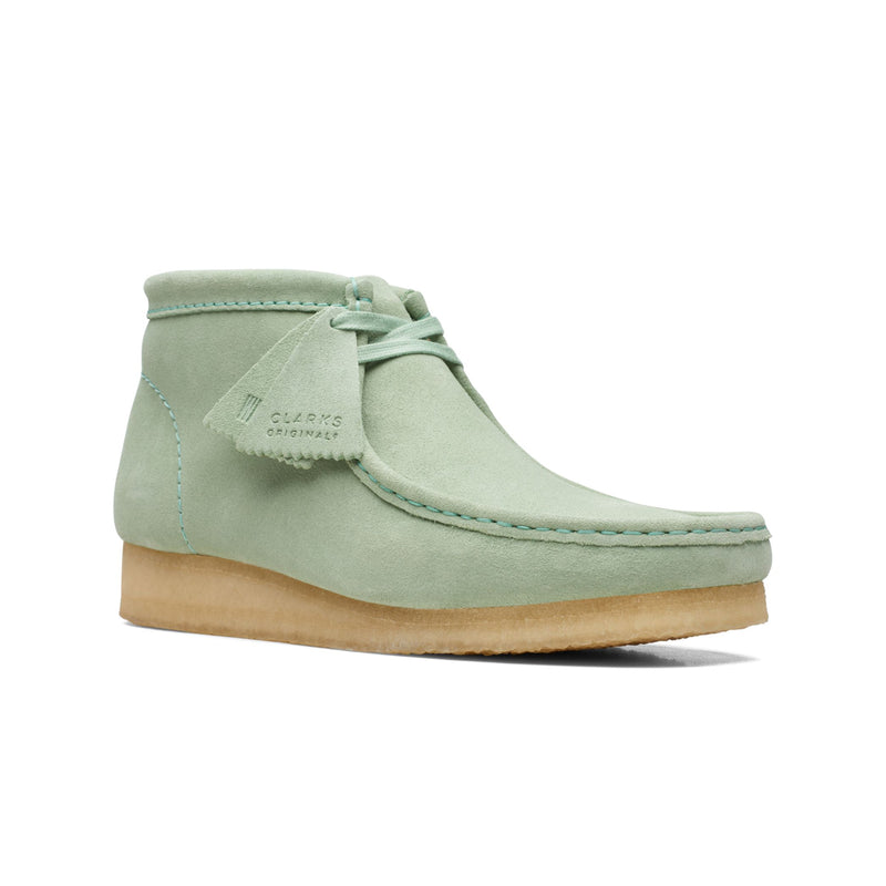 Clarks Mens Wallabee Boots 26169732-133 Green