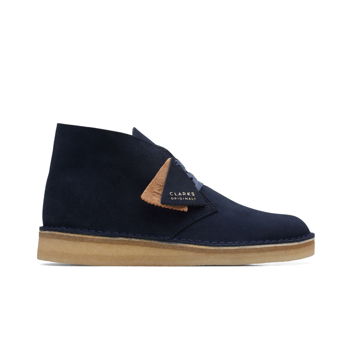 Clarks Mens Desert Coal Boots 26169997 Navy
