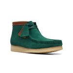 Clarks Mens Wallabee Boots 26172249-E22 Dark Green