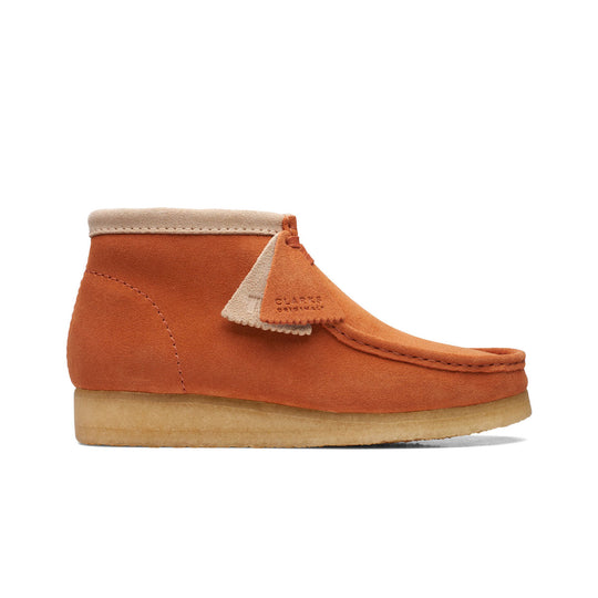 Clarks Mens Wallabee Boots 26172250 Dark Tan