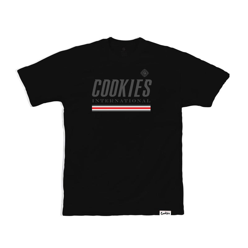 Cookies Mens Costa Azul Crew Neck T-Shirt 1546T6590 Black/White