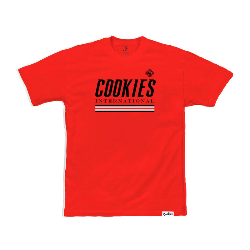 Cookies Mens Costa Azul Crew Neck T-Shirt 1546T6590 Red/White
