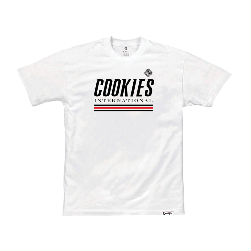 Cookies Mens Costa Azul Crew Neck T-Shirt 1546T6590 White/White
