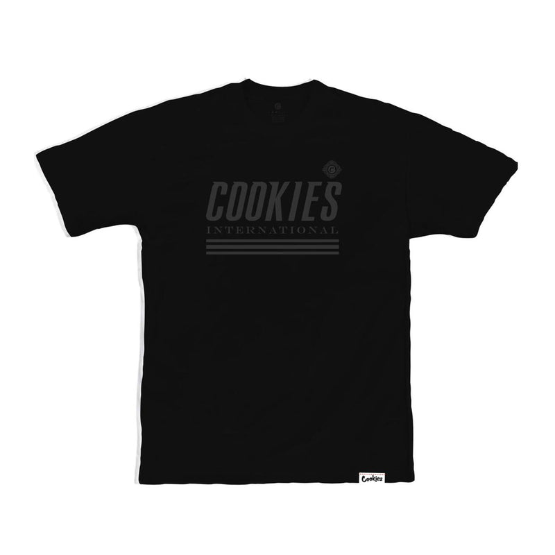 Cookies Mens Costa Azul Crew Neck T-Shirt 1546T6591 Black/Black