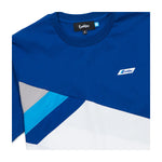 Cookies Mens Aventador Cotton Pieced T-Shirt 1550K4819 Blue/White