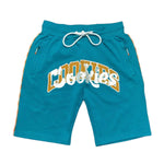 Cookies Mens Loud Pack Cotton Interlock Sweatshort 1557B5852-AQUA