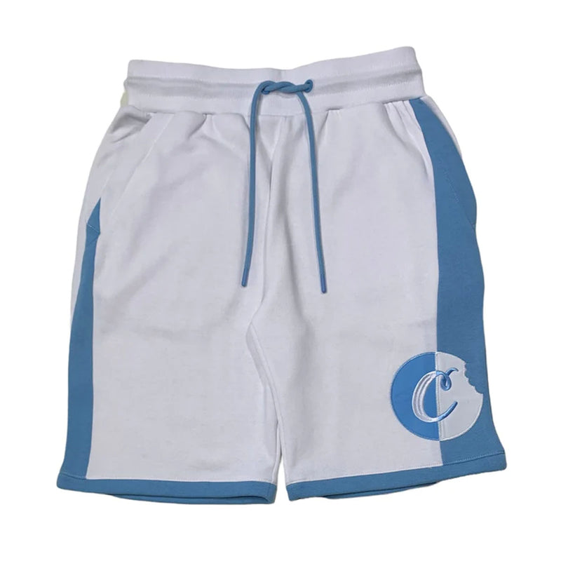 Cookies Mens All City Cotton Jersey Shorts 1559B6322 White/Carolina Blue