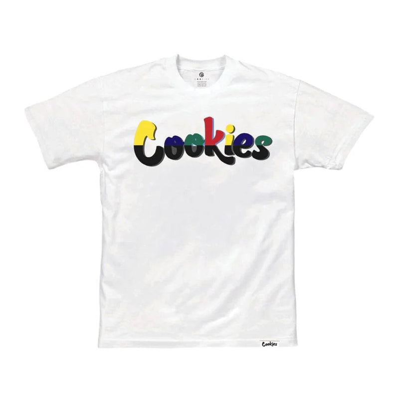 Cookies Mens Catamaran Logo T-Shirt 1559T6307 White/Black
