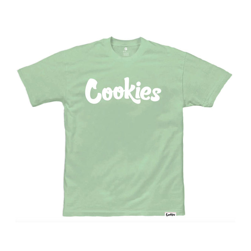 Cookies Mens Original Mint Crew Neck T-Shirt 1564T6661 Mint/White