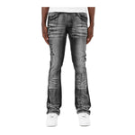 Copper Rivet Mens Stacked Jeans 033085-BKS Black