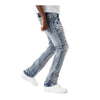 Copper Rivet Mens Stacked Jeans 033085-LSB Light Sand Blue